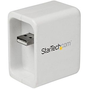 StarTech.com Mobiele draadloze WiFi reisrouter voor iPad® / tablet/laptop - USB aangedreven met laadpoort - 802.11n WISP router