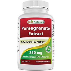 Best Naturals Pomegranate Extract 250 mg 250 Capsules van Best Naturals