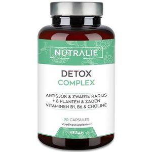 Detox Depurative - Lever - Mariadistel + Hill + Artisjok + Paardebloem + 8 Planten en Zaden - 90 Capsules Vegan Complex Nutralie