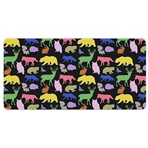 Woodland Dieren Mode Bureau Muismat Antislip Gaming Muismat Accessoires Decor 30x60cm