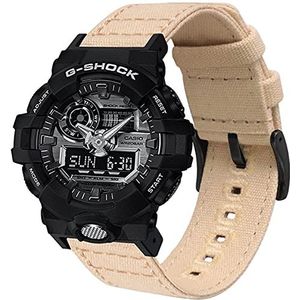Shieranlee Vervangende canvas horlogeband voor Casio Men Women G-Shock GA-110/100/120/150/200/300/400 GD-100/110/120 G-8900 DW-5600 GW-M5610 DW-6900 G-5600 GW W-69000 DW-9052 GLS-8900