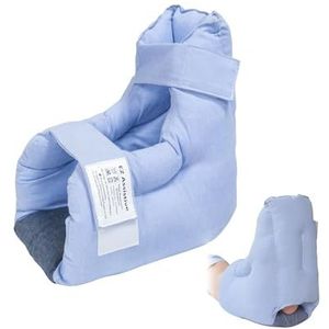 EZ Assistive Hielbeschermers verwijderen druk en doorligwonden voor genezende therapie van hieldruk en diep weefselletsel, hiel, blauw 3-één aantal (1 stuk), 1 stuk