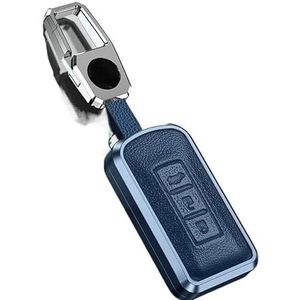 Autosleutel beschermhoes Lederen Metalen Autosleutel Case Cover Fob Voor Mitsubishi Voor Outlander Voor Xpander Voor Triton Voor ASX Voor LANCER Voor Pajero Voor Sport 3 2020G Sleutel Shell(3)