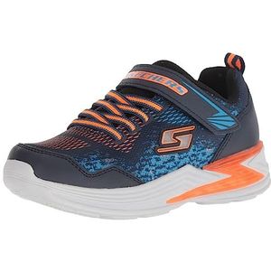 Skechers Erupters Iii-Derlo sneakers voor jongens, Navy Mesh Synthetische Oranje Blauwe Trim, 48.5 EU