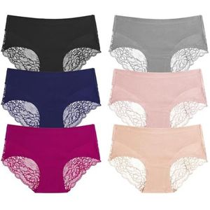 MODINK Underwear women 6pcs Set Women's Panties Exquisite Lace Underwear Female Briefs Plus Size Comfort Underpants-set 1-4xl-6pcs