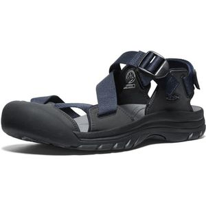 KEEN Zerraport 2 gesloten teenpartij, lichte sportsandalen, Sky Captain/zwart, maat 40,5 EU, Sky Captain Zwart, 40.5 EU