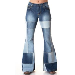 Comycom Dames jeans uitlopende broek »Star Deja-VU«, Meerkleurig, 32W x 32L