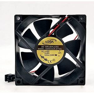 ADDA 8cm chassis fan AD0824UB-A71GL 8025 DC24V 0.26A 2wire 2pin cooling fan