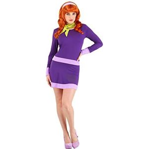 Classic Women's Scooby Doo Daphne Fancy Dress Costume Small
