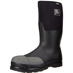 Bogs Men's Forge Tall Industrial Steel Toe Work Rain Boot, Black, 7 D(M) US