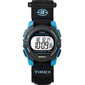 Timex Sporthorloge TW4B, zwart/blauw, chronograaf.