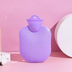 OIFAODAO, Warmwaterflessen 1Pc Warmwaterkruik 500Ml Rubber Hoge dichtheid Winter Handwarmer Draagbare dikke warmwaterkruik Meisjeszak Heetwaterzakken Heetwaterzak,Warmwaterkruik(C)