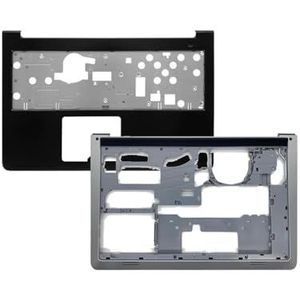WANGHUIH Palmrest Upper Case & Bottom Case Base Cover Behuizing Compatibel met Dell Inspiron 15 5547 5548 5557 55 5542 5543 P39F Laptop Zilver