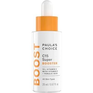 Paula's Choice C15 Super BOOSTER - 15% Vitamine C Serum Vervaagt Pigmentvlekken & Voor een Stralende en Egalere Huid - met Ferulinezuur & Vitamine E - Alle Huidtypen - 20 ml