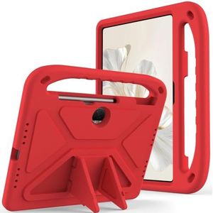 Kindvriendelijke EVA-hoes geschikt for Huawei Honor Pad 9 12.1"" HEY2-W09/W19 Ingebouwde standaard Schokbestendig Beschermt(Red)