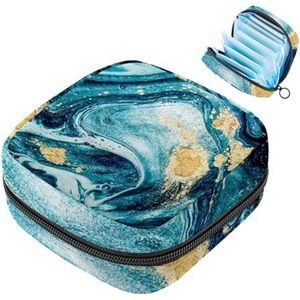 Esthetisch Abstract Blauw Marmer