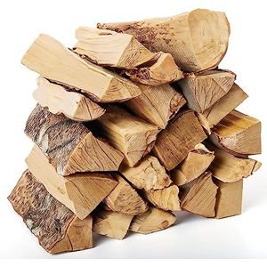 greate 20 kg beuken brandhout klaar voor de oven 25 cm - beukenhout droog uit Duitsland met 14% restvocht voor open haard, vuurschaal of oven
