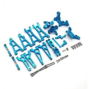 For Mjx 1/16 m163 16208 16209 16210 H16v3 16889A RC afstandsbediening auto metalen onderdelen kwetsbare set(SKY BLUE)