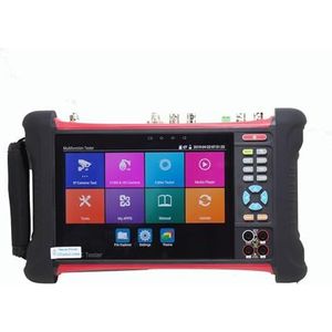 CCTV-tester, CCTV-monitortester, X7MOVTADHS CCTV Tester Monitor 7 Inch Camera Tester 8mp CVI TVI AHD SDI Digitale Multimeter Niveaumeter Test Camera Test PoE-netwerktools(X7 basis)