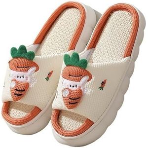 Non-slip Bathroom Slippers,Soft Slippers,Indoor and Outdoor Platform Pool Slippers Shower Slippers (Color : Orange radish, Size : 44/45)