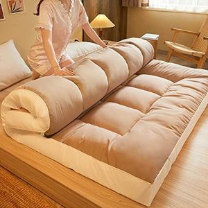 ZYDZ Futon matras, super Japanse vloermatras, 10 cm opvouwbare dikke tatami vloermat draagbaar, campingmatras slaapmat vloer lounge bank bed, matrassen futon, 120 x 200 cm