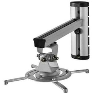 Projectorstandaard, Aluminiumlegering 360 graden projector-wandmontage Volledig beweegbare intrekbare universele projectorhangerbeugel(Silver)