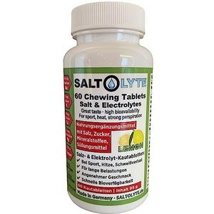 SALTOLYTE 60 kauwtabletten oranje zout- en elektrolytenkauwtabletten met natrium, magnesium, kalium, calcium