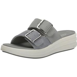 Clarks Dames Drift Buckle Slide Sandaal, Lila Combi, 38 EU