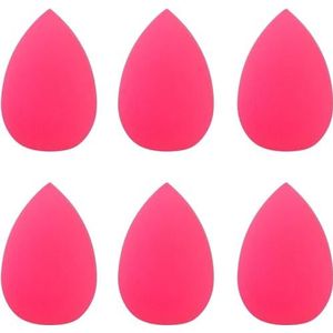 Shaorangrang 6-delige make-up ei zachte gezichtsspons foundation make-up gezicht mix concealer vloeibare crème schoonheid technologie applicator