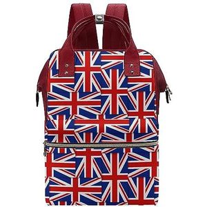 Britse vlag patroon grote capaciteit tas laptop rugzak reizen rugzak zakelijke dagrugzak computertassen
