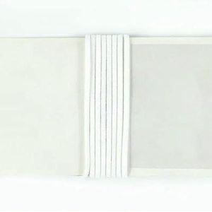 5/10/20M 3,0 mm/5 mm ronde elastische koord voor haarband polyamide band bh-band naaien rubberen tape doe-het-zelf band accessoires-wit-5 mm-20 meter