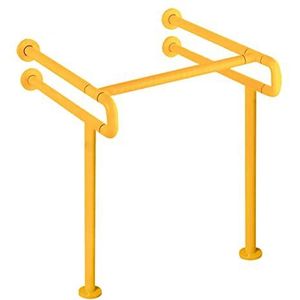 Badkamer Grab Bar Handicap Grab Bars Wastafel Rail Badkamer Ondersteuning voor Ouderen Bariatrische Gehandicapten RVS Accessoires Veiligheid Handreling Guard Frame, Geel