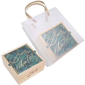 Gekke Verkoop Gift Box, Gift Bag, Gift Viering voor Bruiloft Verjaardag Party (Deep Forest Varen Blad)