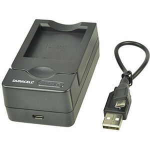 Duracell oplader met USB-kabel voor DR9709/Panasonic CGA-S005 accu