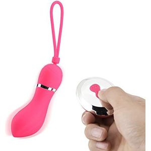 YABAISHI Sex Toy Vibrator waterdichte afstandsbediening draadloze vibratie Female AV Stick Adult stimulatie clitoris Vibrating Wand (Color : Rose red)