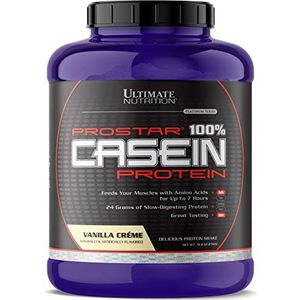 Ultimate Nutrition Prostar Micellar Casein Protein Powder 24 Grams Of Protein, 9.9 Grams Of EAAS, And 4.6 Grams Of BCAAS-69 Servings,Vanilla Powder, 5 Pounds