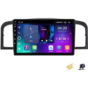 ZARAPLUS Android 14 autoradio Bluetooth 2 DIN voor Lifan 620 2008~2013 GPS navigatie 9 inch touchscreen met achteruitrijcamera, Carplay/Android Auto/DSP/stuurbediening/RDS FM-radio, NF1