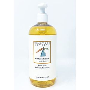 Crabtree & Evelyn Tuinders Hand Zeep, Grote Pomp Dispenser Fles, 500ml