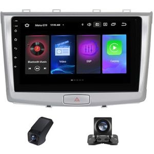 Android autoradio geldt voor GREAT WALL Hover Haval H6 2016-2018 Wireless Carplay Android Auto,9 inch touchscreen auto radio met GPS navigatie Bluetooth stuurwiel afstandsbediening(NF-1)