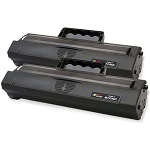 Toner Experte MLT-D1042S Toner Cartridge Vervanging voor Samsung D1042S Compatibel met ML-1660 ML-1665 ML-1865W SCX 3200 SCX 3205 SCX 3205W (2 Zwart)