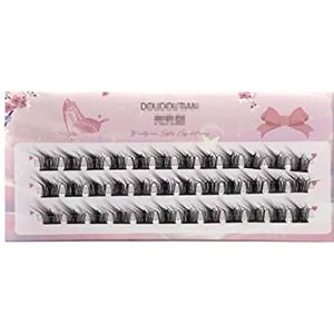 Wimperextensions L-krul Festivalstijlen Individuele wimpers Natuurlijk volume Mink Lashes Fluffy Piekerige valse wimpers Nieuwjaarscosplay