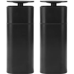 Travel Lotion 2Pcs Push Down Empty Pump Dispenser Bottle, Push Down Liquid Pumping Empty Bottle Dispenser for Nail Polish and Makeup Remover, Black Travel Shampoo