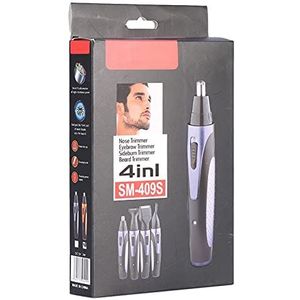 Oplaadbare baard- en snor trimmer voor mannen, elektrische baard- en wenkbrauwtrimmer, scheerset voor thuisgebruik voor schoonheid in de kapsalon