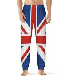 Union Jack UK Flag heren pyjama broek zachte lounge broek met zak slaapbroek loungewear