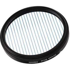 Blauwstreepfilter, Krasbestendig Geringe Reflectie Punt-naar-lijnfilter Hoge Lichtdoorlatendheid Optische Glazen Lens voor Camera (49mm)