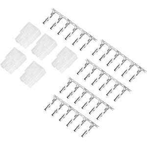 Zerone 6 pin contactdoos kabelstekker voor korte FT-897D FT-857D IC-725A - 5 STUKS