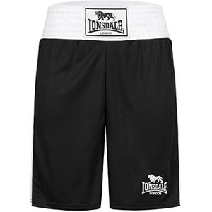 Lonsdale Heren Jersey Shorts Amateur Boxing Trunks Black L