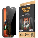 PanzerGlass - Privacy Screen Protector iPhone 15 Pro Max - Ultra-Wide Fit w. EasyAligner