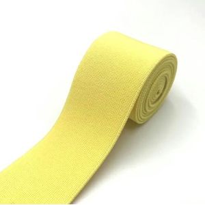 meter 40 mm elastische banden voor broeken taille rubberen band stretch singels tapes riem DIY ondergoed kleding naaien accessoires-geel-40mm