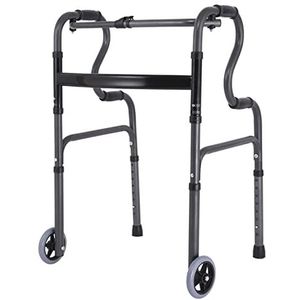 Wandelaars voor senioren Lichtgewicht Verstelbare Rolling Walker Handicap Aids Wandelaars voor Ouderen Volwassenen Wandelen Stabilisator, B Ster van Licht